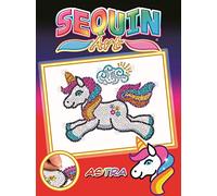 Sequin Art Red Toy Unicorn