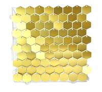 Sequin Backdrop 12/16/18pcs Hexagonal Sequin Backdrop Panels for Wedding Birthday Party Background Wall Decor Shimmer Curtain 30x30cm(Color 27,18pcs)