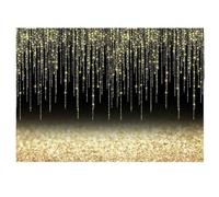 Sequin Backdrop Gold Silver Glitter Photography Backdrop Disco Fantasy Black Golden Shiny Sequin Photo Backgrounds Birthday Party Wedding Props(Color 4,180X120CM)