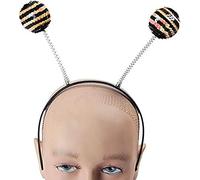 Sequin Bee Boppers Headband Fancy Dress Party Accessory Quenn Bumble Bee