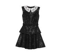 Sequin Bouclé Mini Dress - female - Self Portrait - Party Dresses - Black - M - Dresses M
