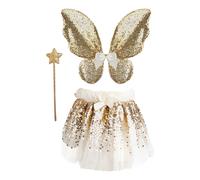 Sequin Butterfly Costume Gold