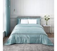 Sequin Cluster Bedspread - Duck Egg Blue