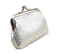 Sequin Coin Purse with Clasp Kisslock Change Pouch Small Coin Wallet Gift for Women Girls 3.5 * 2.7inch
