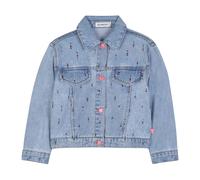 Sequin Denim Jacket, unisex, Billieblush, Light Jackets, Blue, 6 Y, Kids 6 Y