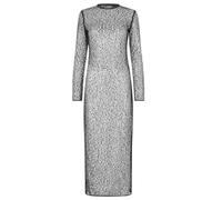 Sequin Embroidered Mesh Midi Dress - female - Samsøe Samsøe - Midi Dresses - Gray - XS - Dresses XS