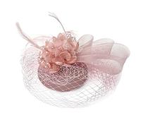 Sequin Feather Headband Carnival Fascinator Hair Band Fascinators For Women Tea Party Headband Hat Mesh Feathers Hair Clip For Wedding Cocktail And Church for Women Performance Party Going (One Size)