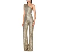 Sequin Glitter Jumpsuit for Women UK Sparkle Elegant Wedding Party Playsuit Black Clubbing Romper Wide Leg Office Evening Trousers Diamond V Neck Sexy Jumpsuit Ladies Glitter Playsuits Bling Clubwear