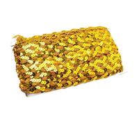 Sequin Lace Trim 2/5/10Meters 15mm Sequin Lace Ribbon Beaded Braided Band Stage Clothes Decorative Laces Trim Tape DIY Sewing Accessories(Color 18,15mm-2Meters)