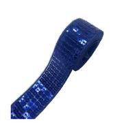 Sequin Lace Trim 2yards/Lot 25mm Sequins Ribbon Lace Trim Sequin Sewing Fabric for Crafts Cloth Accessory(Color 18)
