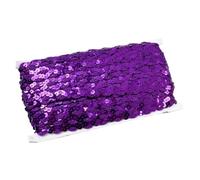 Sequin Lace Trim 5/10/20M 15mm Sequin Lace Ribbon Beaded Braided Trim Wedding Dresses Decorative Trimmings Stitching Laces DIY Sewing Accessories(Color 11,15mm-5Meters)