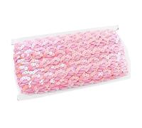 Sequin Lace Trim 5/10/20M 15mm Sequin Lace Ribbon Beaded Braided Trim Wedding Dresses Decorative Trimmings Stitching Laces DIY Sewing Accessories(Color 3,15mm-10Meters)