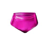 Sequin Micro Shorts Womens Metallic Shorts Shiny-Metallic Boyshort Solid Color Dance Yoga Shorts 80S Reflective Bottoms High Waisted Workout Mini Bikini Quick-Dry Short Rave Dance Party Hot Pants