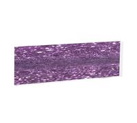 Sequin Pattern -Rectangular Acrylic Table Signs - Clear Custom Nameplates For Office Desk, Restaurant, Events - Smooth Edge Professional Signage.