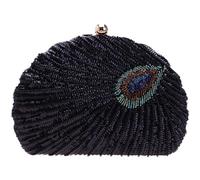 Sequin Peacock Clutch Bag Beaded Embroidered Bag Retro Embroidery Evening Bag Beaded Clutches Women's Party Elegant Purse