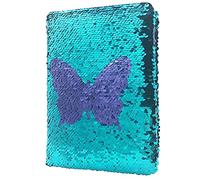 Sequin Secret Diary for Girls, 160Page Kids Notebook Gifts for Girl Journal