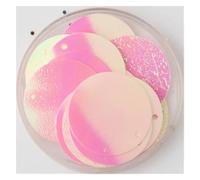 Sequin Sequins 30mm 40mm 50mm Sequins for Craft Large Round Sequins Paillette Lentejuelas With1 Side Hole DIY(Color 1,40mm)