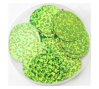 Sequin Sequins 30mm 40mm 50mm Sequins for Craft Large Round Sequins Paillette Lentejuelas With1 Side Hole DIY(Color 21,30mm)