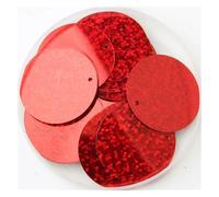 Sequin Sequins 30mm 40mm 50mm Sequins for Craft Large Round Sequins Paillette Lentejuelas With1 Side Hole DIY(Color 22,50mm)