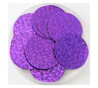 Sequin Sequins 30mm 40mm 50mm Sequins for Craft Large Round Sequins Paillette Lentejuelas With1 Side Hole DIY(Color 19,50mm)