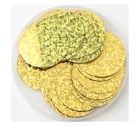 Sequin Sequins 30mm 40mm 50mm Sequins for Craft Large Round Sequins Paillette Lentejuelas With1 Side Hole DIY(Color 9,50mm)