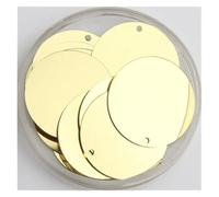 Sequin Sequins 30mm 40mm 50mm Sequins for Craft Large Round Sequins Paillette Lentejuelas With1 Side Hole DIY(Color 16,40mm)