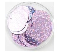 Sequin Sequins 30mm 40mm 50mm Sequins for Craft Large Round Sequins Paillette Lentejuelas With1 Side Hole DIY(Color 18,50mm)