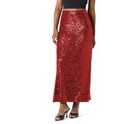 Sequin Skirts for Women UK, Womens Skirts Sparkly Skirt High Waist Silver Red Sequin Skirt Maxi Long Pencil Skirt Hip Wrap Bodycon Glitter Skirt Elegant Casual Solid Color Party Costumes