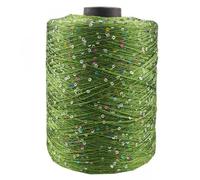 Sequin Sparkle Yarn, 100G Glitter Sequin Yarn for Knitting Crocheting Multicolor Pack of 1-6 Pcs(A-12,2PC)