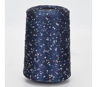 Sequin Sparkle Yarn, 100G Mercerised Cotton 2MM Bead Yarn Multicolor 1-6 Pcs(A-23,2PC)