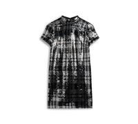 Superdry Vintage Sequin Short Sleeve Dress Silver S Woman