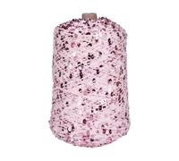 Sequin Thread Sparkle Yarn 50G /140M 6/3Mm Sequin Crochet Thread White Silver Shiny Sparkle Knitting Yarn Accessory Yarn DIY Macrame Bag Cloth 1Pc A-5