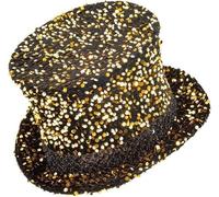 W WIDMANN MILANO Party Fashion - Top Hat for Adults, Costume Accessory Hat for Carnival and Show Performance