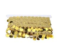 Sequin Trim Creative Belly Dance Waist Chain Shiny Tassel DIY Sewing Sequins Lace Trim Golden Pendant 10 Yards Sewing Dress Decoration