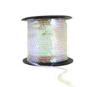 Sequin Trim Sequins Ribbon 6mm Strung Metallic Shiny Flat Sequins Paillette Spangle Sequin String for Embellishment Sewing Arts Crafts Fancy Dress Decoration (AB Transparent Clear - 90 Meters)