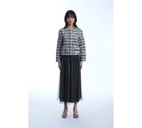 Sequin Tweed Black Jacket James Lakeland Black 10