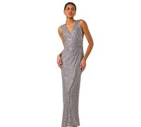 Sequin Twist Detail Maxi Dress Roman Grey 18