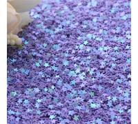 Sequins， 10000Pcs/Lot 10g 3mm Sequins Five-Pointed Star Sewing Craft DIY(Ab Purple)