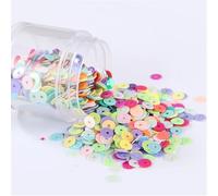Sequins， 2000pcs 4mm Paillettes Sewing Wedding Craft, Party Decoration Mask Scrapbook Stickers