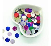 Sequins， 30mm Colorful Large Sequin PVC Flat Round Loose Sequin s Sewing Craft DIY Scrapbooking Pendant Sequins Trim10g(Mix,30mm 10g 36pcs.1)