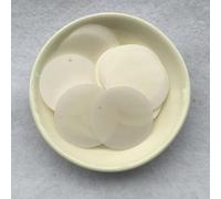 Sequins， 40pcs 3cm Side Drilling 30mm PVC Round Loose Sequin Sewing Craft DIY Scrapbook Handmade Project Garment Accessory(Matte White)