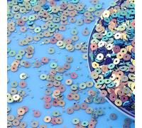 Sequins， 4mm for Sewing Clothes Decoration Sequins DIY Handmade Accessories(Purple 2,4mm 20g)