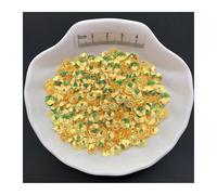 Sequins， Cup Plum Blossom Multicolor 5mm-8mm 30g-150g for Sewing and DIY Crafts(Gold Yellow,8mm 150g)