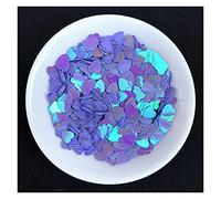 Sequins for Crafting, Sequins for Crafting 1200pcs/Lot 6mm Love He Shape PVC Loose Paillettes Multicolor(Ab Purple)