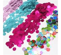 Sequins for Crafts 200g PVC Sequin Crafts for DIY Scrapbooking - 10-30mm, 23 Colors(Ab Mix,20mm1800pcs)