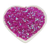 Sequins For Crafts 50000Pcs 50g 3.0mm Sequins PVC Flat Five-pointed Star Loose Sequin Paillette Sewing Craft DIY Scrap Booking(Color-13)