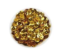 Sequins for Sewing, 20g Silver Cup Sequin 6mm Flat Round PVC Loose Sequins for Crafts Sewing Decoration 1200pcs DIY Accessory(Transparent Pink,5mm 10g 1000pcs)