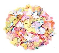 Sequins for Sewing 40g PVC Butterfly Sequins Paillettes Golden Love Heart Loose Sequin for Garment Sewing Wedding Decoration Craft(Butterfly)