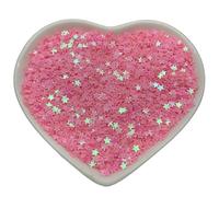 Sequins for Sewing 50000Pcs 50g 3.0mm Sequins PVC Flat Five-Pointed Star Loose Sequin Paillette Sewing Craft DIY Scrap Booking(Color-03)