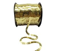 Sequins for Sewing, Metallic Sequin Trim 5 Yards 6mm Round Flat Multicolor for Crafts Sewing Cloth(4)